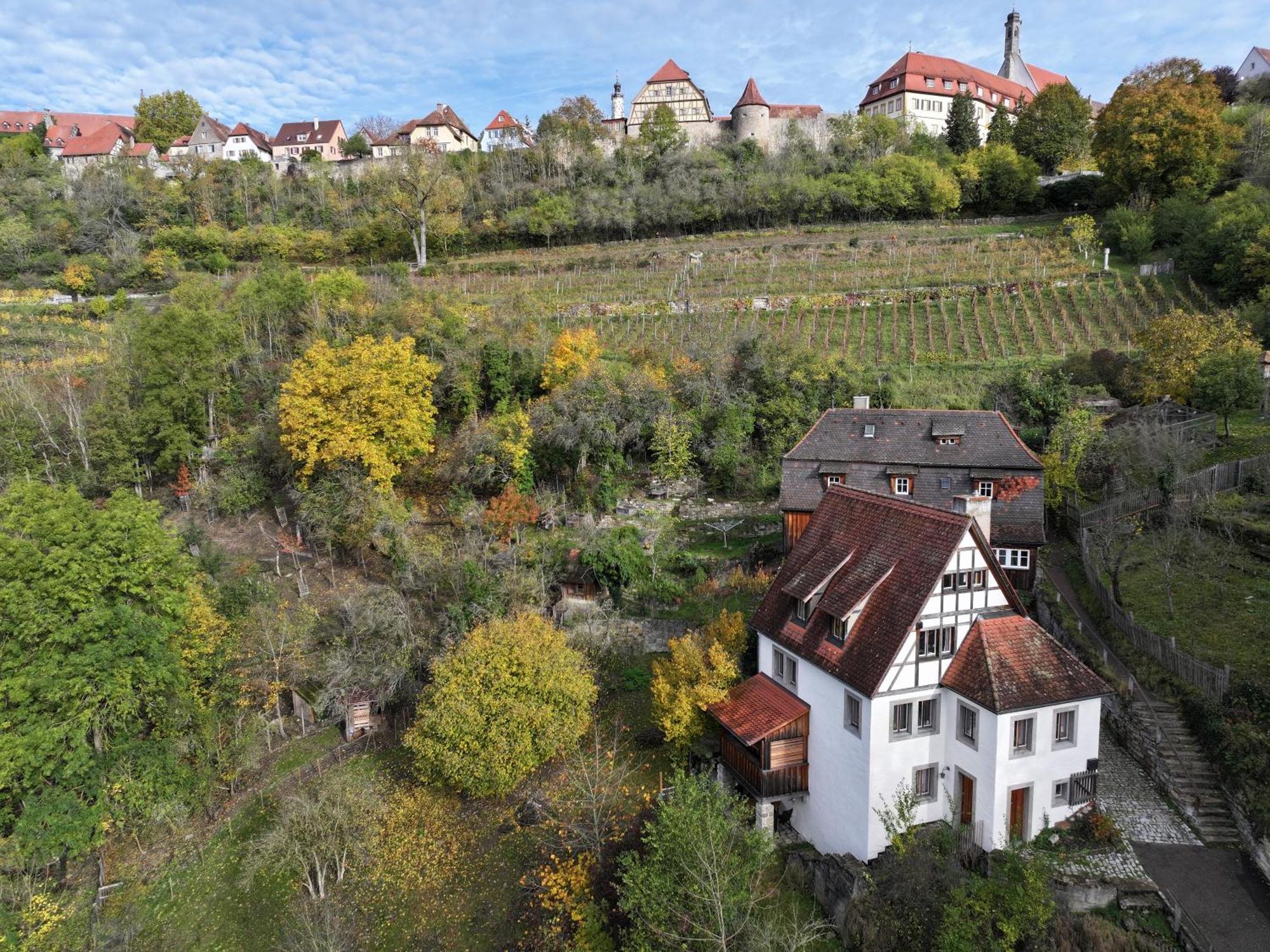 Ferienhaus Kobolzeller Schloesschen A.D.Weinsteige Rothenburg ob der Tauber Esterno foto